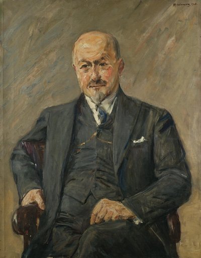 Portrait of Alfred Guttmann by Max Liebermann